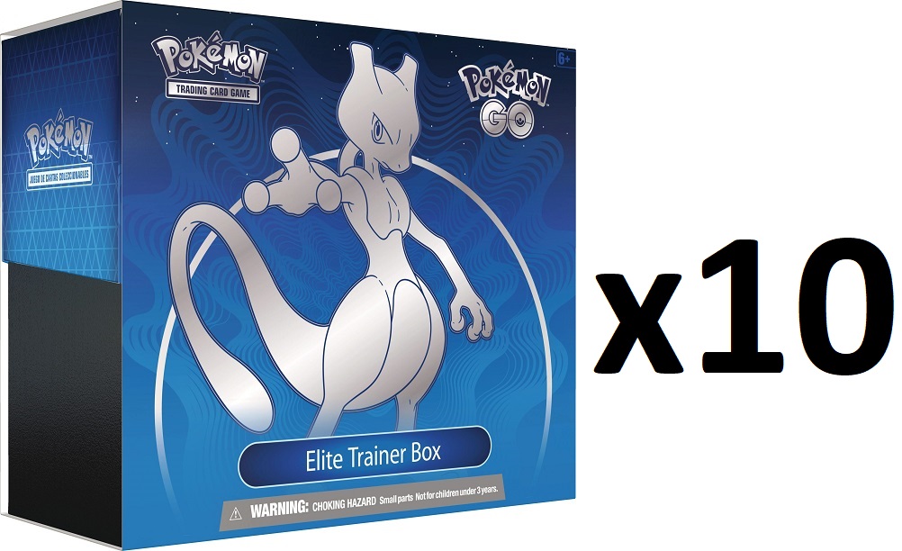 Pokemon GO Elite Trainer Box CASE (10 ETBs)